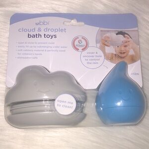 New Ubbi Cloud & Droplet Bath Toy